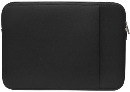 Borsa per laptop da 13 pollici con tasche laterali – Custodia antiurto per notebook, facile da trasportare | Borsa multifunzione per computer con cerniera e vano portaoggetti per laptop e tablet
