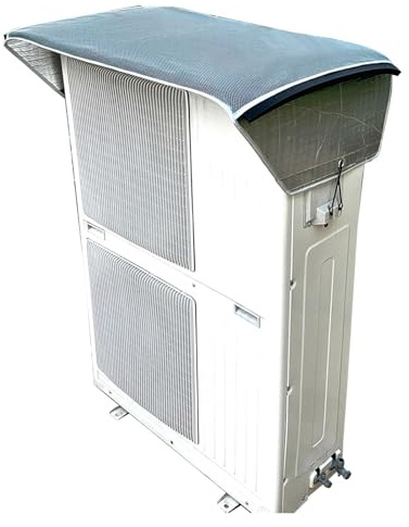 Housse Climatiseur Extérieur, Protection Climatiseur Exterieur, Film Aluminium, Isolation Thermique, Protection Solaire et étanche(Gray,140x60cm/55x23.6in)