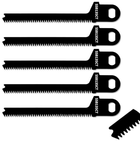 5PCS SSB135CT Saw Blades, 135mm 11T Metal Saw Blades Compatible with Black and Decker Scorpion Saws, Professional Scorpion for Cutting Wood, Plastic, DIY, Construction