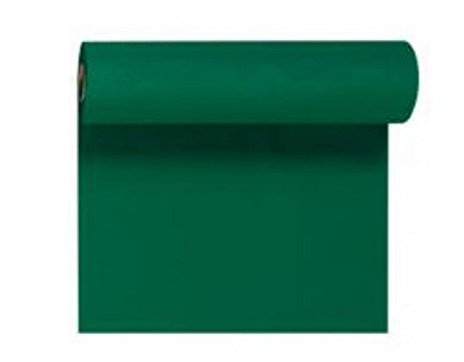 Duni Dunicel Tischläufer Tête-à-Tête Dunkelgrün 40 x 2400 cm, Duni Tete a Tete Dunkelgrün mit 20 perforierten Abschnitten à 1,20 m lang und 0,40 cm breit