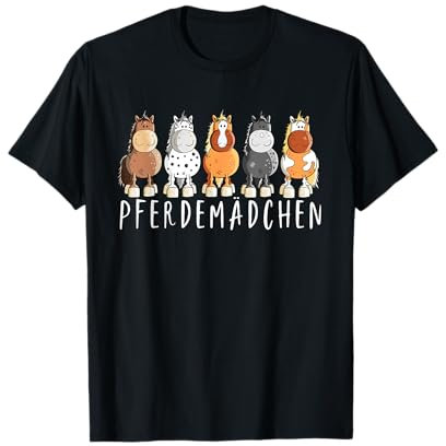 Pferdemädchen Pferde Sprüche I Pferdemotiv Reiter Fun T-Shirt
