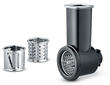 SEVERIN Multizerkleinerer-Aufatz, hochwertiger und langlebiger Multizerkleinerer-Aufsatz, BPA-frei, einfach zu reinigen, passend zu SEVERIN Küchenmaschinen 3896, 3897, 3898, Schwarz, Edelstahl/Kunststoff, ZB 5592