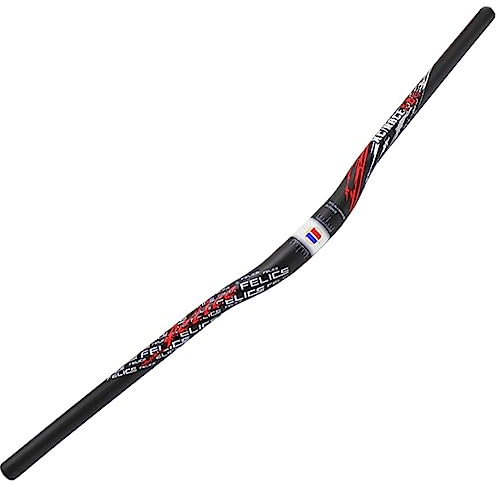FukkeR 31.8MM Fahrrad Lenker Aluminiumlegierung MTB Riser Bar Rise 15mm Lenkerstange für Mountainbike extralanger 800MM