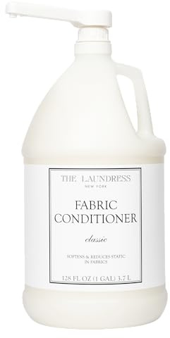 The Laundress Signature Fabric Conditioner Classic, Concentrated Fabric Softener Liquid, Soften Fabrics, Reduces Static,128 Fl Oz