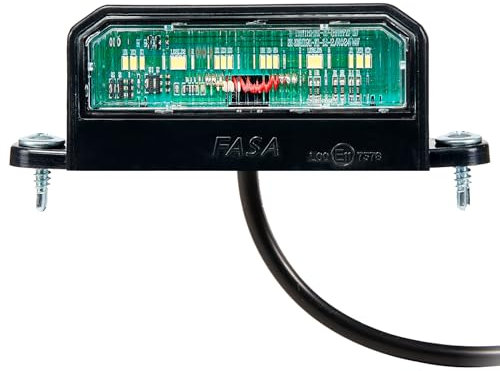 SPARKMOTO 1 x Kennzeichenbeleuchtung anhänger led, 12V 24V Universal Kennzeichenleuchte LED für PKW Anhänger,LKW, IP67 Wasserdicht Nummernschildbeleuchtung Hinten LED Anhänger,ECE und EMC Zulassung