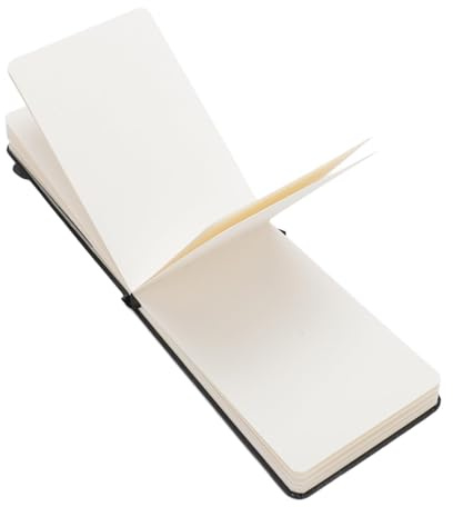 Aquarell-Tagebuch, 24 Blatt, 300 g/m² Dickes Papier, Tragbares Taschen-Skizzenbuch mit PU-Lederbezug, Abriebfestes Skizzenbuch für Reisen und Skizzieren Im Freien (SA-DQ22006)