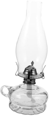 CORHAD Petroleumlampe Aus Glas Innenbereich Vintage-Design Öllampe Für Heimdekoration Kerosinlaterne Tischlampe Dekoratives Schmuckstück