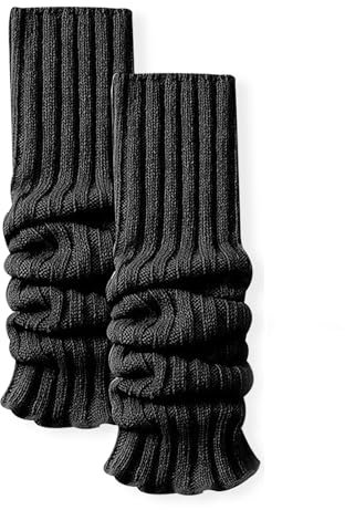 Newtic Winter Leg Warmers, Stulpen Oktoberfest Damen, Stulpen Weiß Für Damen, Beinwärmer Kinder (1, schwarz)