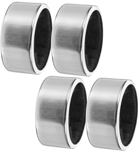 Amosfun 4pcs Red Wine Ring Leak Preventer Bottle Collar Ring for Bottles Use at Restaurant Household