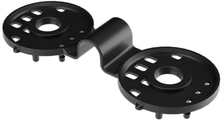 Sillar – 100 Clips de Fixation Ø 30 mm pour Voile d’Ombrage & Filet d’Ombrage, Pinces PE Anti-UV Noires, Agrafes de Serre, Filet Anti-Vent, Bâche & Grillage de Jardin