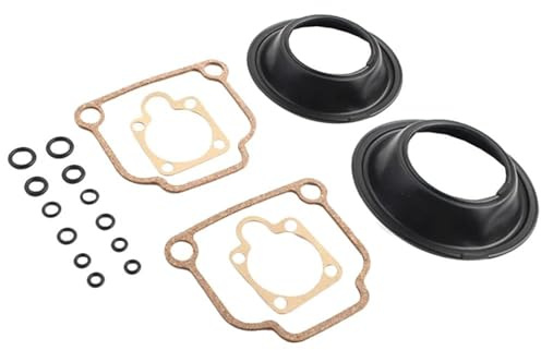 HZBHD Kit De Réparation Carburateur Moto pour B&MW R100GS 1990-1995 R80GS 1980-1986 Réparation Carburateur, Membrane, Joint De Pointeau Carburateurs Réparation Kit
