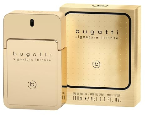 bugatti signature intense parfym herr 100 ml I kryddig ambrerad eau de toilette för gyllene stunder I parfym män med nyanser av läder, saffran, bärnsten, mysk och vanilj I distinkt herrparfym