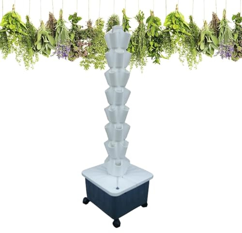 Kit de sistema de cultivo hidropónico para jardinería interior y exterior, gran jardín de hierbas para lechuga, tomate, verduras