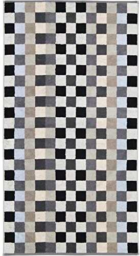 Cawö Handtücher Unique Karo 942 anthrazit - 77