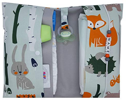 Große Windeltasche XXL mit Name Wickeltasche