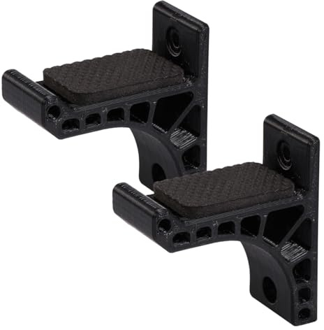 BESPORTBLE Wand Bogen Wandhalterung - Abs Recurvebogen Halter Universal Bogenständer Mit Selbstklebender Rückseite Und Schrauben Für Sichere Aufbewahrung Zu Hause Oder Büro, Schwarz