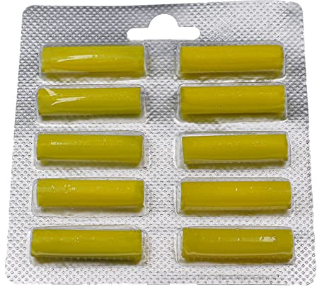 vhbw 10x barrita aromática para aspiradora por ej. Compatible con Miele y Muchas Otras Marcas - Sticks desodorantes, limón