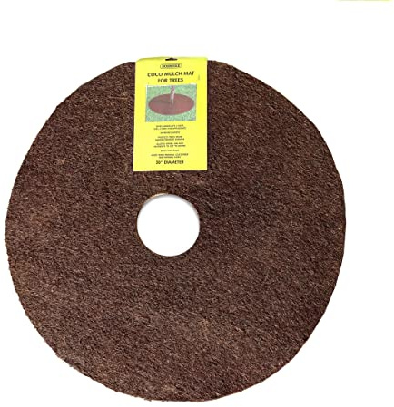 Bosmere M236LVC Baumschutz-Unkrautmatten, 76,2 cm, 3er-Pack, Natur