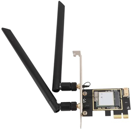 MT7925 PCIe WLAN Karte, 5400 Mbit/s 2,4 G 5 G 6 G Tri Band Bluetooth 5.3, Drahtloser Netzwerkkartenadapter, Unterstützt MU MIMO, für 10 11, für Linux