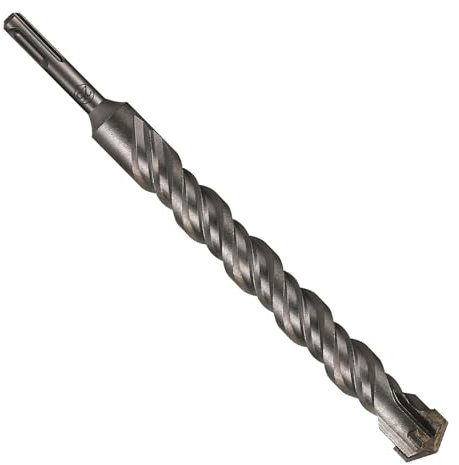 Vearter 25mm x 260mm SDS Plus Concrete Drill Bit, YG8C Carbide Tipped 40Cr Shank Rotary Hammer Drill Bit, Masonry Drill Bit for Concrete, Brick, Stone, Cement, Masonry