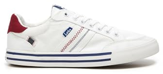 Lois Zapatilla Bamba Textil Cordones Hombre Color: Blanco Talla: 42