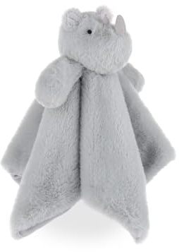 Apricot Lamb Rhino Weiche Sicherheitsdecke Schmusetuch für Babys, Plüsch Schnuffeltuch, Beruhigungstuch für Baby Jungen und Mädchen, 35x35 cm