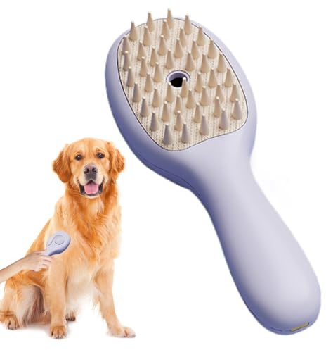 Brosse à vapeur pour chats | Brosse avec brumisation pour fourrure - Accessoires pour animaux domestiques, Peigne Remove, Vapeur Massage Spa pour chiens et petits animaux
