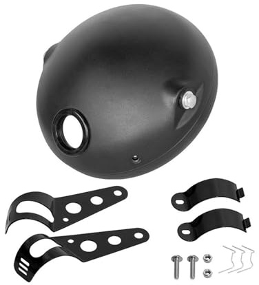 Fanale Proiettore Moto Per Kawasaki Faro Moto Universale Da 7,5 A Testa Tonda Da 7 Pollici A LED ﻿ Faro Anteriore(Only housing)