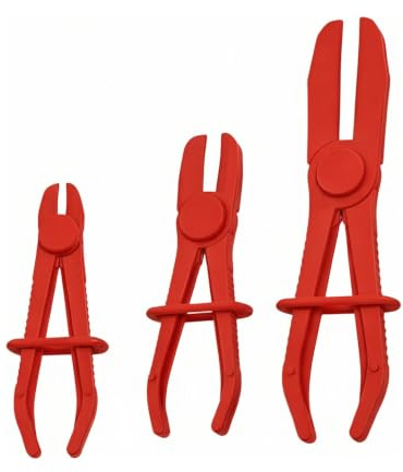 Crozgan Clamp Pliers Set,Hose Pinch Off Pliers with 6”, 7.3” and 10” Three Sizes for Fuel,Brake, Hoses and Gas Pipes (3Pcs)