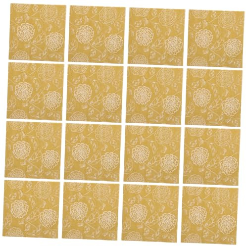 Beaupretty 40stücke Papierservietten Goldene Muster für Restaurant Party Hochzeit Grillfest Dekoration Einwegservietten mit Rosenmuster