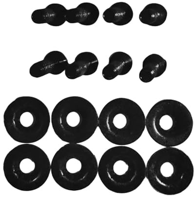 QSTDGVPW Juego de Tornillos para Fijaciones de Snowboard, Herrajes con Arandelas, Piezas Resistentes, Accesorios de Repuesto para Fijaciones de Esquí Y Snowboa