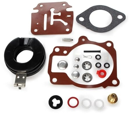ZFEAdecB Marineteile 0396701 Vergaser-Umbausatz mit Schwimmer passend for J-hnson Evinrude 20 25 30 35 40 50 55 60 65 70 75 PS Außenborder 392061 398729