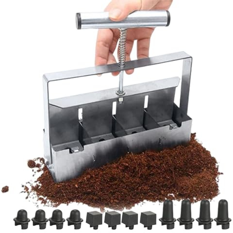 Creatore di di Terriccio - per la Semina in Giardinaggio Antiscivolo - Strumento Bloccatore Di Semina - Per Cortili Balconi Terrazze Prato Serre Ortaggi Fiori Giardino Fattoria Portici