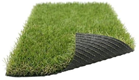 Bonerva Césped Artificial ZAHARA 30 mm, Rollo de 2x20 Metros, 4 Colores, Protección UV, Drenaje Rápido, Hilo en C, Aspecto Natural y Alta Recuperación para Terraza, Jardín y Exterior