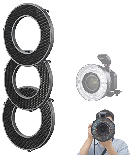 GODOX Honeycomb Grid R200-HC20, R200-HC30, R200-HC40 20°/30°/40 R200 Macro Ring Flash Speedlight Speedlite for Photography of Objects, Advertising, Portrait, Art, Wedding and etc
