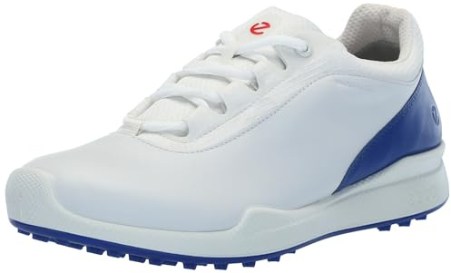 ECCO Biom Hybrid Bny Herren Golfschuh, wasserdicht, Weiß/Mazarine-Blau, 39.5/40 EU