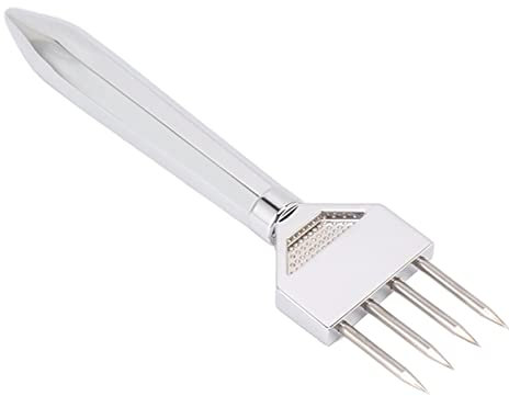 Ice Chipper, Professional Manual Zinc Alloy Ice Crusher Stick for Kitchen Bar Restaurant, Crush Ice Cubes, Dishwasher Safe (Type A)