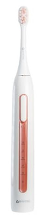 OROMED ORO-SMILE PINK Schallzahnbürste, elektrisch mit 5 Reinigungsmodi, 3 Intensitäten, 1200 mAh Akku bis 90 Tage, USB-C-Ladung, IPX7 wasserdicht, Dupont-Borsten