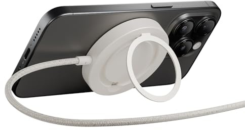 Native Union SnapStand magnetisk trådlös laddare – Qi2-certifierad och MagSafe-kompatibel – laddplatta och stativ för iPhone Air, 17 och andra Qi-kompatibla enheter – upp till 15 W snabbladdning