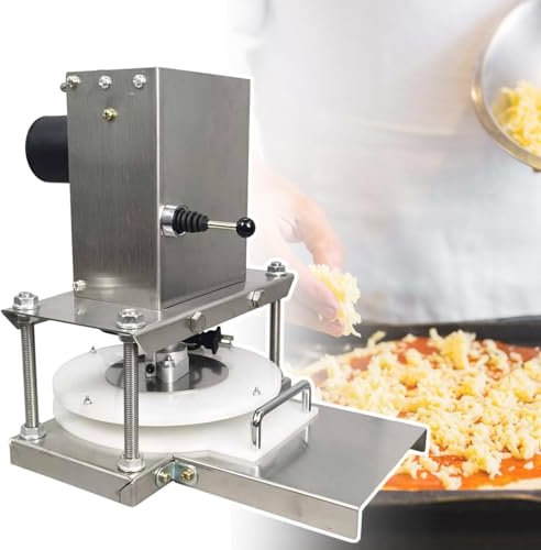 HCAUYNN Professional Flattening Pizza Dough Pressing Machine,Tortilla Dough Press Flattening Machine,For Western Food Shops,Pizza Shops,110V