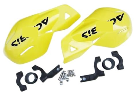 WWSADE Motorrad Handschutz Handschützer Motorrad Kunststoff Griff Bar Pinsel Handschutz Schutz Schutz Pit Bike Straße Motocross ATV Quad Windschutz Handguards(2)