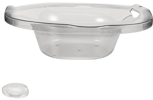 PACKOVE Sitzbad Für Toilettensitz Waschbecken Für Hämorrhoiden Sitzbadbecken Für Pflege Geburt Haushaltsbedarf Robustes Becken Mit Glatter Oberfläche Und Breiter Liegefläche