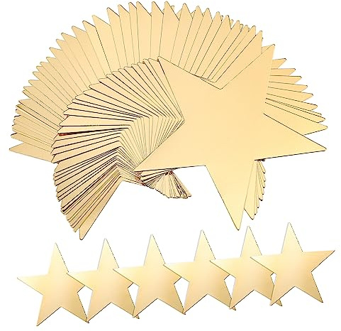 SEWOART 50pezzi Ritagli Stelle Ritagli Decorazioni Per Bacheche Forme Ritagli Carta Ritagli Carta Per Scrapbooking Accessori Per Classe Decorazioni Ritagli Da Parati Decorativi
