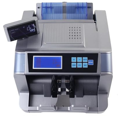 Contadora de billetes con detector 3 imanes, máquina contadora dinero pakistaní, contador efectivo Rila/USD turco