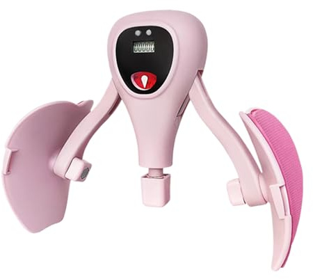 Allenatore per gambe e fianchi | Rinforzo intelligente regolabile - Attrezzatura per esercizi regolabili per cosce con schermo | per tonificare gambe glutei corpo donne dopo il parto