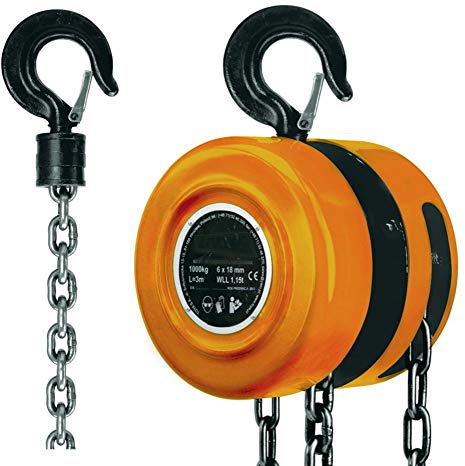 Flaschenzug Kettenzug 1000 kg Hebezug Kran 1T