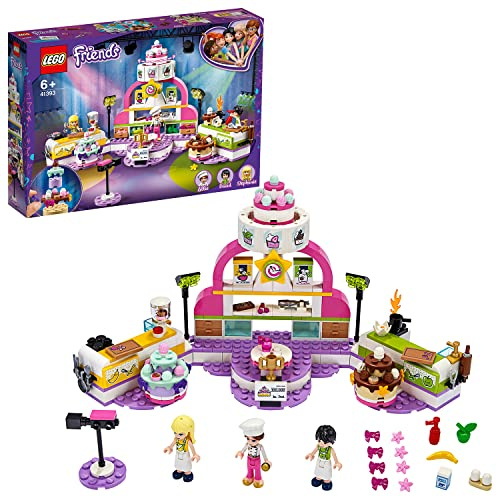 LEGO 41393 Friends Baking Competition Playset with Toy Cakes, Cupcakes & Stephanie Mini Doll, for Girls and Boys 6 Plus Years Old