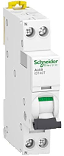 Schneider Electric - Acti9 iDT40T - disjoncteur modulaire - 1P+N - 4A - courbe C - 4500A/6kA - A9P22604