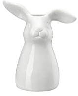 Hutschenreuther Hasen-Vase Weiss Vase 11 cm, Weiß