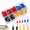 Vwoqiy 102 Piezas Kit de Conectores de Ojo, Surtidos Terminales Aislados de Crimpado Eléctricos Kit, Conectores de Cables Macho y Hembra Forma Redonda Wire Crimp Connectores (cuatricromía 102)